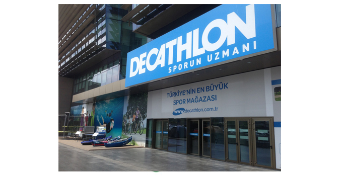 Şehrin merkezi Decathlon ile sporla 