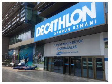 Şehrin merkezi Decathlon ile sporla buluştu
