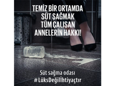 Süt sağma odası lüks değil ihtiyaçtır